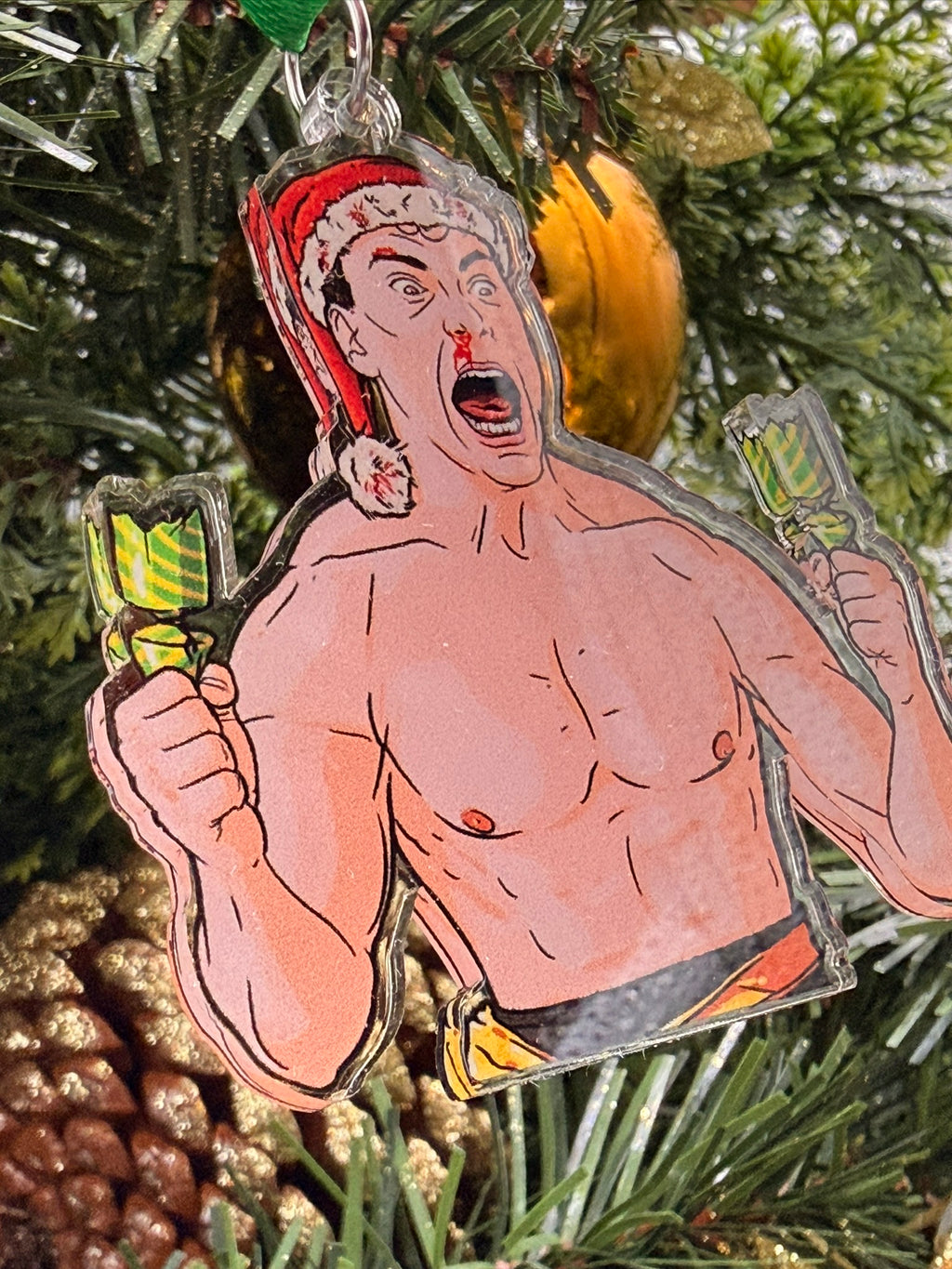 Van Damme Christmas ornament
