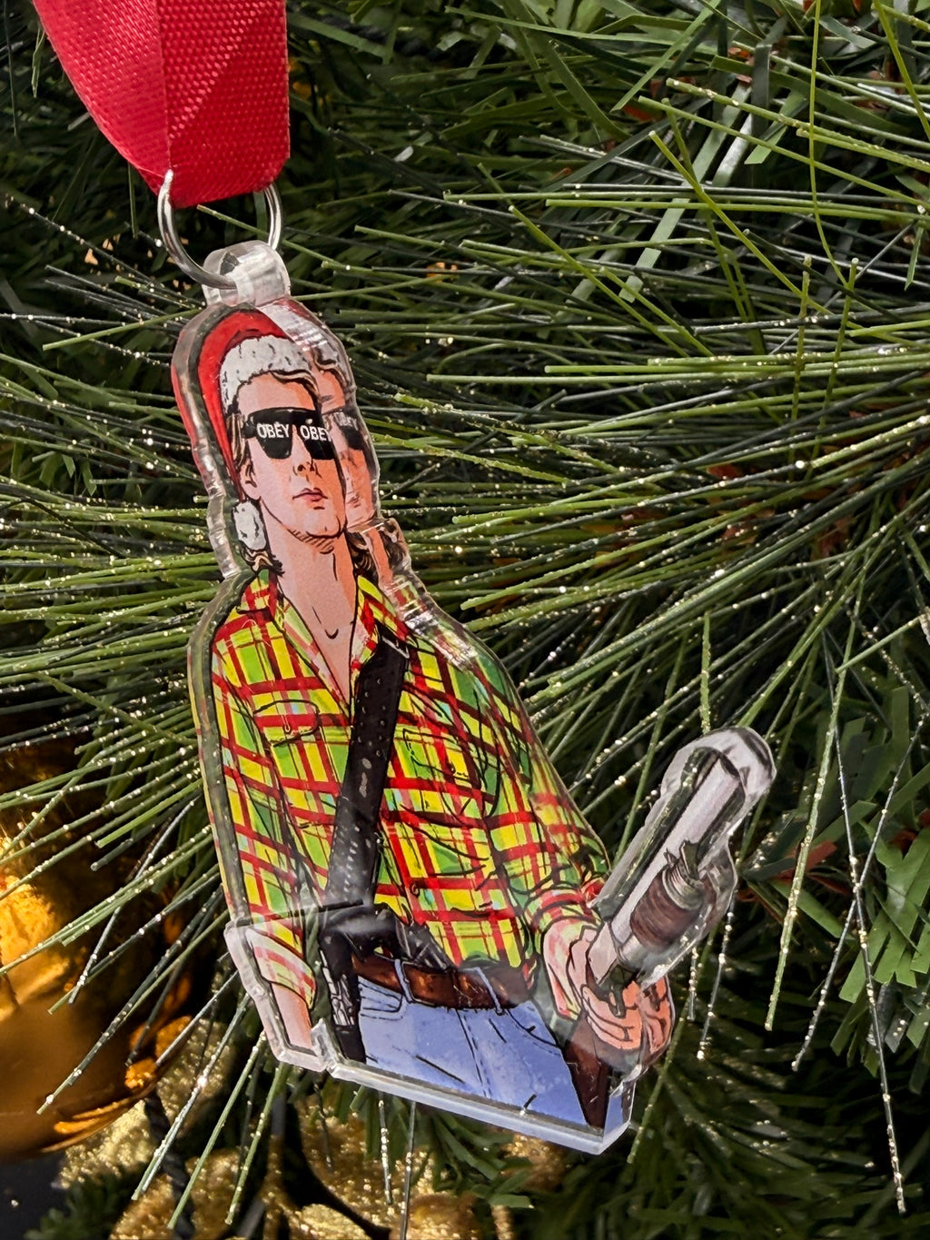 They Live Christmas ornament