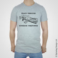 Aliens alien 1986 peace through superior firepower T-shirt T shirt Tshirt Tee spicetag