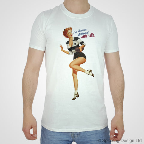 Pin-Up Barbarians Rugby T-shirt