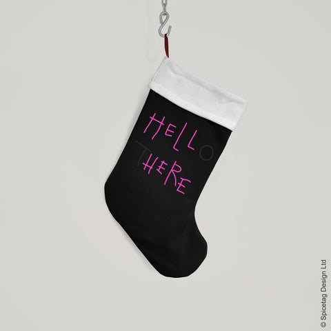 Hello There Christmas Stocking