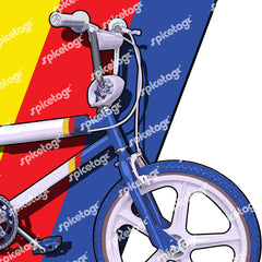 BMX Burner A3 Print