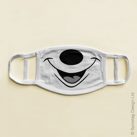 Vintage Smile Face Mask