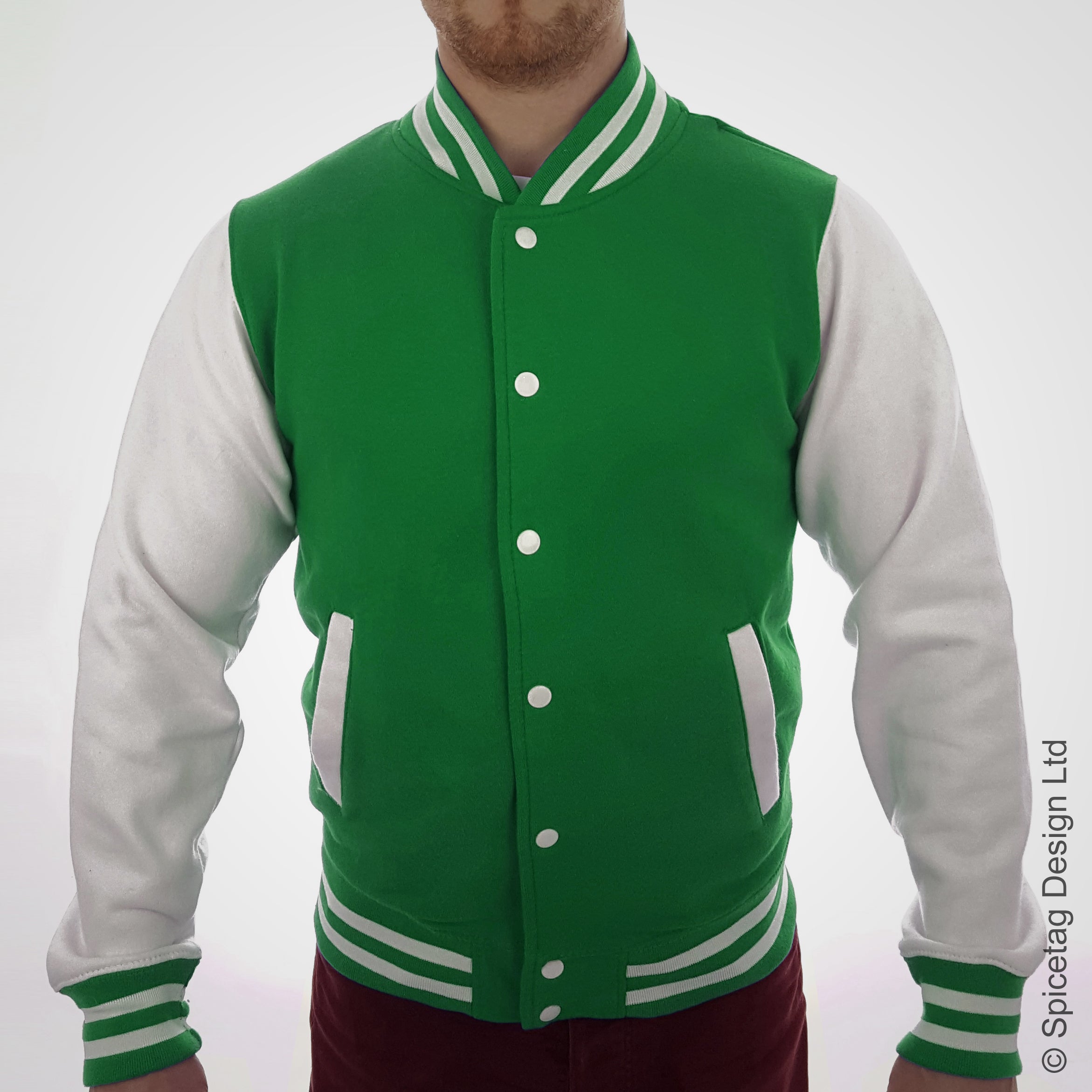 baseball jacket green