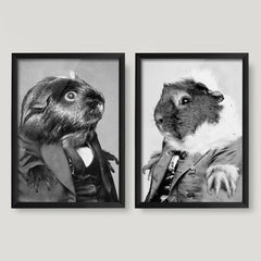 Guinea Pig A3 Print Set