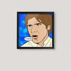 I Love You Pop Art Square Print Set