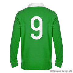 Ireland Irish Green 6 six nations rugby sweater sweatshirt top kit jumper jersey retro 70s 80s spicetag
