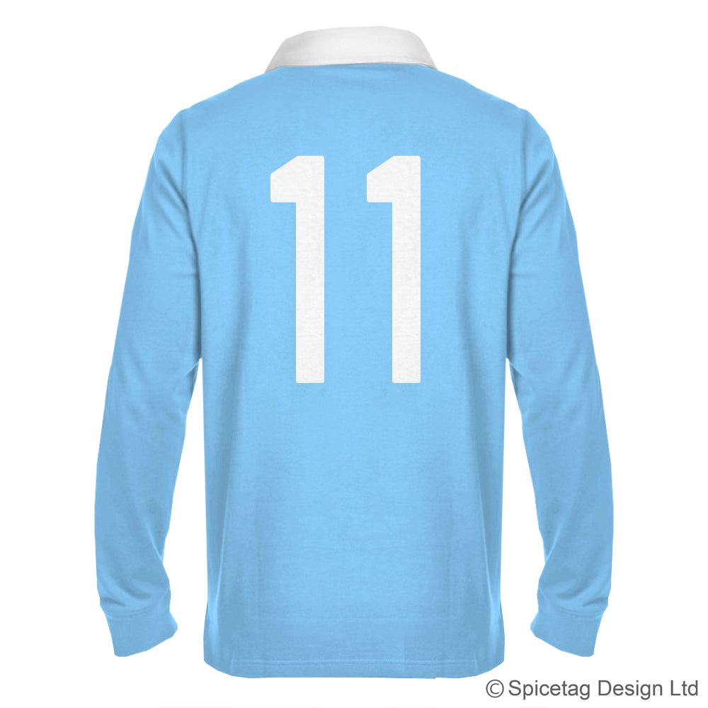 Retro Italy Wolf Rugby Number Jersey