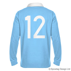 Retro Italy Wolf Rugby Number Jersey