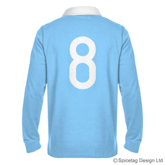 Retro Italy Wolf Rugby Number Jersey
