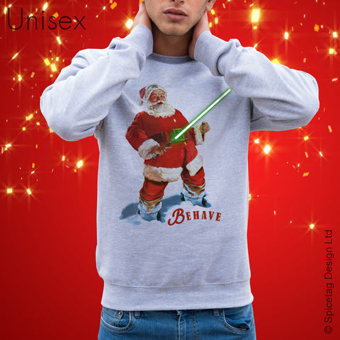 Santa Jedi Sweater