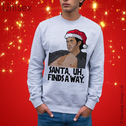 Santa, Uh, Finds A Way Sweater