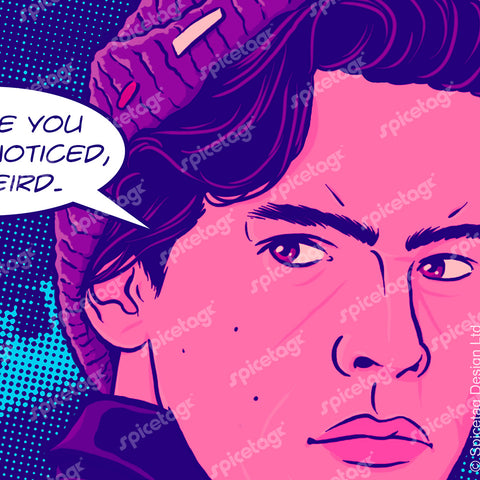 Jughead Pop Art Square Print