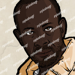 Morgan And John A3 Poster Print