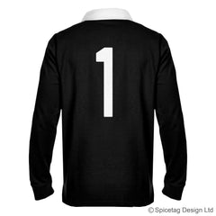 New Zealand Zealander all blacks black kiwi 6 six nations rugby sweater sweatshirt top kit jumper jersey retro 70s 80s badge spicetag