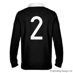 New Zealand Zealander all blacks black kiwi 6 six nations rugby sweater sweatshirt top kit jumper jersey retro 70s 80s badge spicetag
