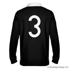 New Zealand Zealander all blacks black kiwi 6 six nations rugby sweater sweatshirt top kit jumper jersey retro 70s 80s badge spicetag