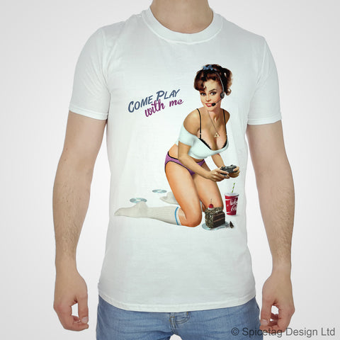 Pin-Up Gamer Girl T-shirt