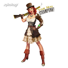 Pin-Up Steampunk Girl T-shirt