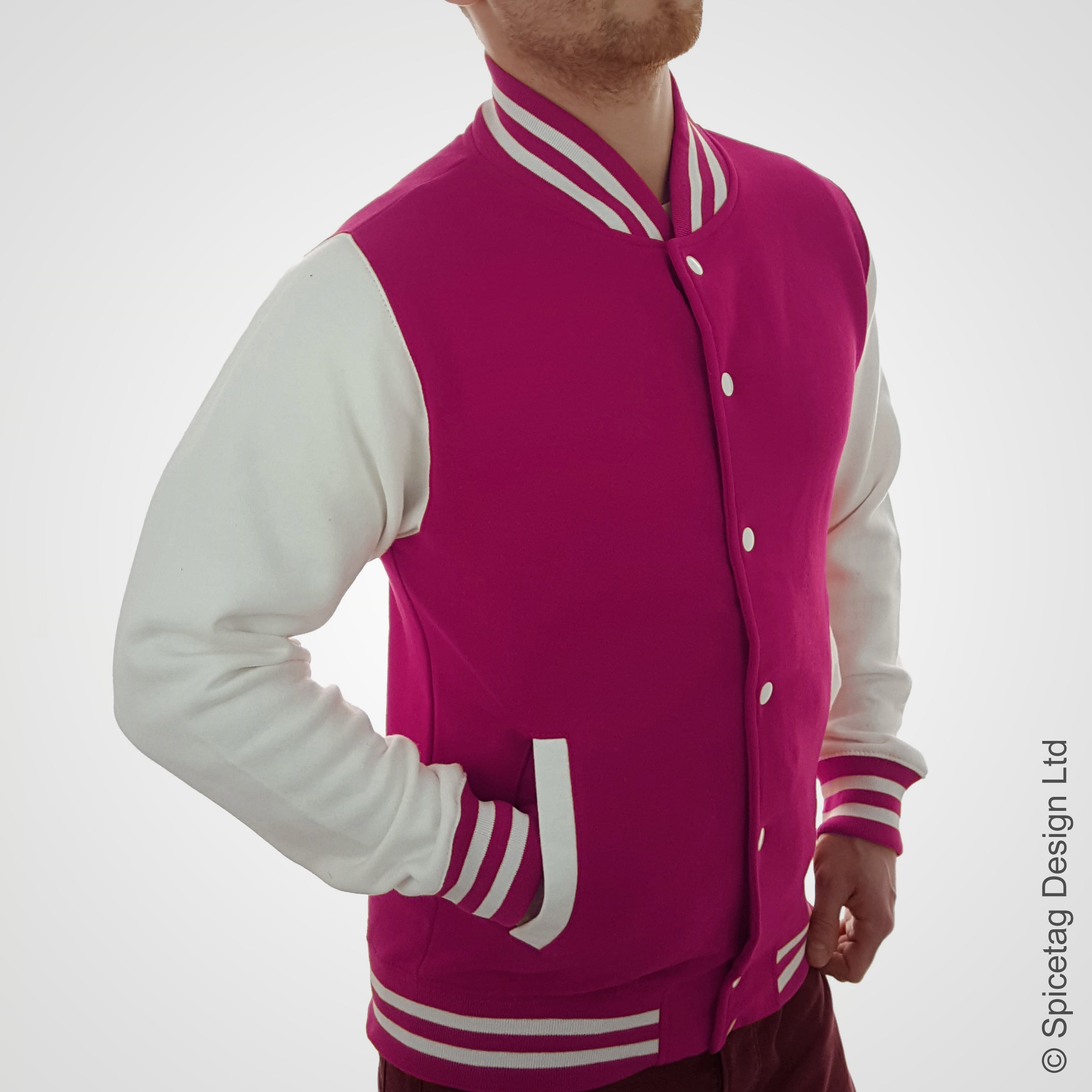 Pink Varsity Jacket