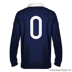 Scotland Scottish Navy Blue 6 six nations rugby sweater sweatshirt top kit jumper jersey retro 70s 80s spicetag