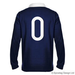Scotland Scottish Navy Blue 6 six nations rugby sweater sweatshirt top kit jumper jersey retro 70s 80s spicetag