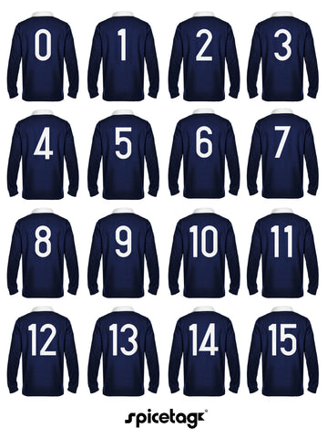Scotland Scottish Navy Blue 6 six nations rugby sweater sweatshirt top kit jumper jersey retro 70s 80s spicetag