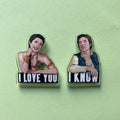 I Love You Pin Badge Set