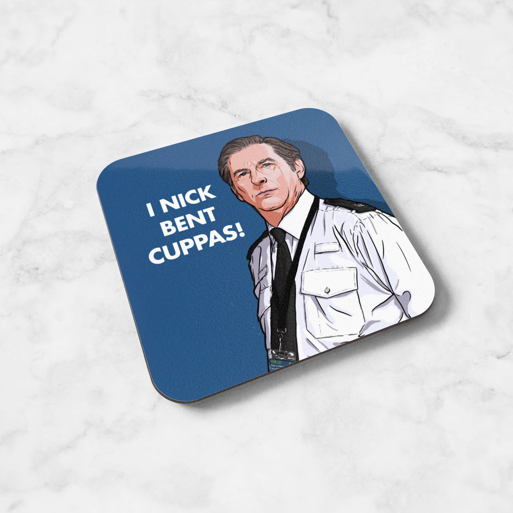 Ted I Nick Bent Cuppas Coaster