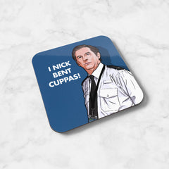 Ted I Nick Bent Cuppas Coaster