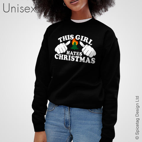 This Girl Hates Christmas Sweater