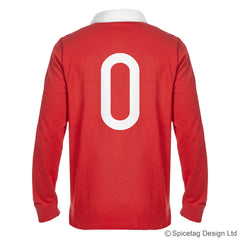Wales welsh red 6 six nations rugby sweater sweatshirt top kit jumper jersey retro 70s 80s spicetag