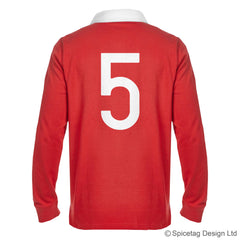 Wales welsh red 6 six nations rugby sweater sweatshirt top kit jumper jersey retro 70s 80s spicetag