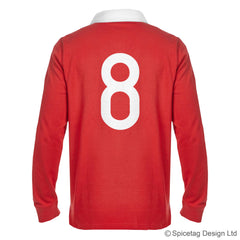 Wales welsh red 6 six nations rugby sweater sweatshirt top kit jumper jersey retro 70s 80s spicetag