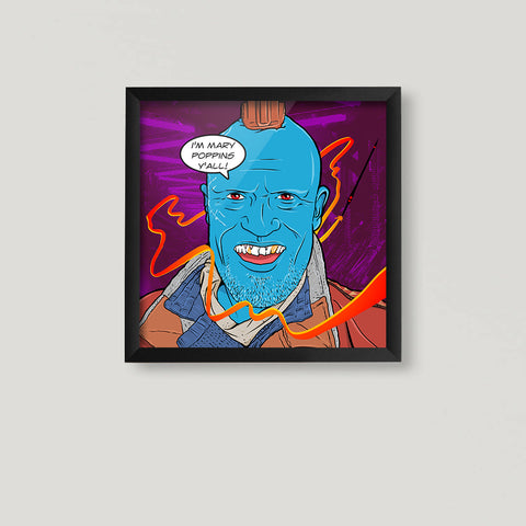 Yondu Pop Art Square Print